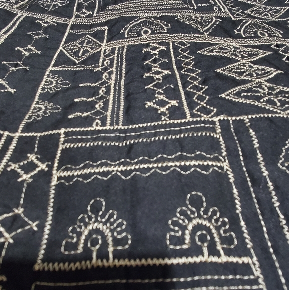 Black Jacquard Blazer open front. Brand Alfred dunner - Picture 6 of 11